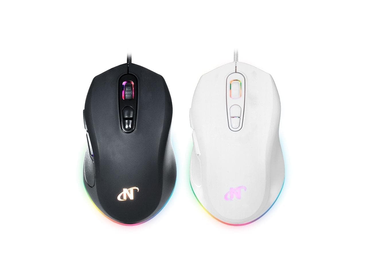 Mouse programable USB 6D+scroll Gaming RGB 6400 DPI y aceleracion 22.5G