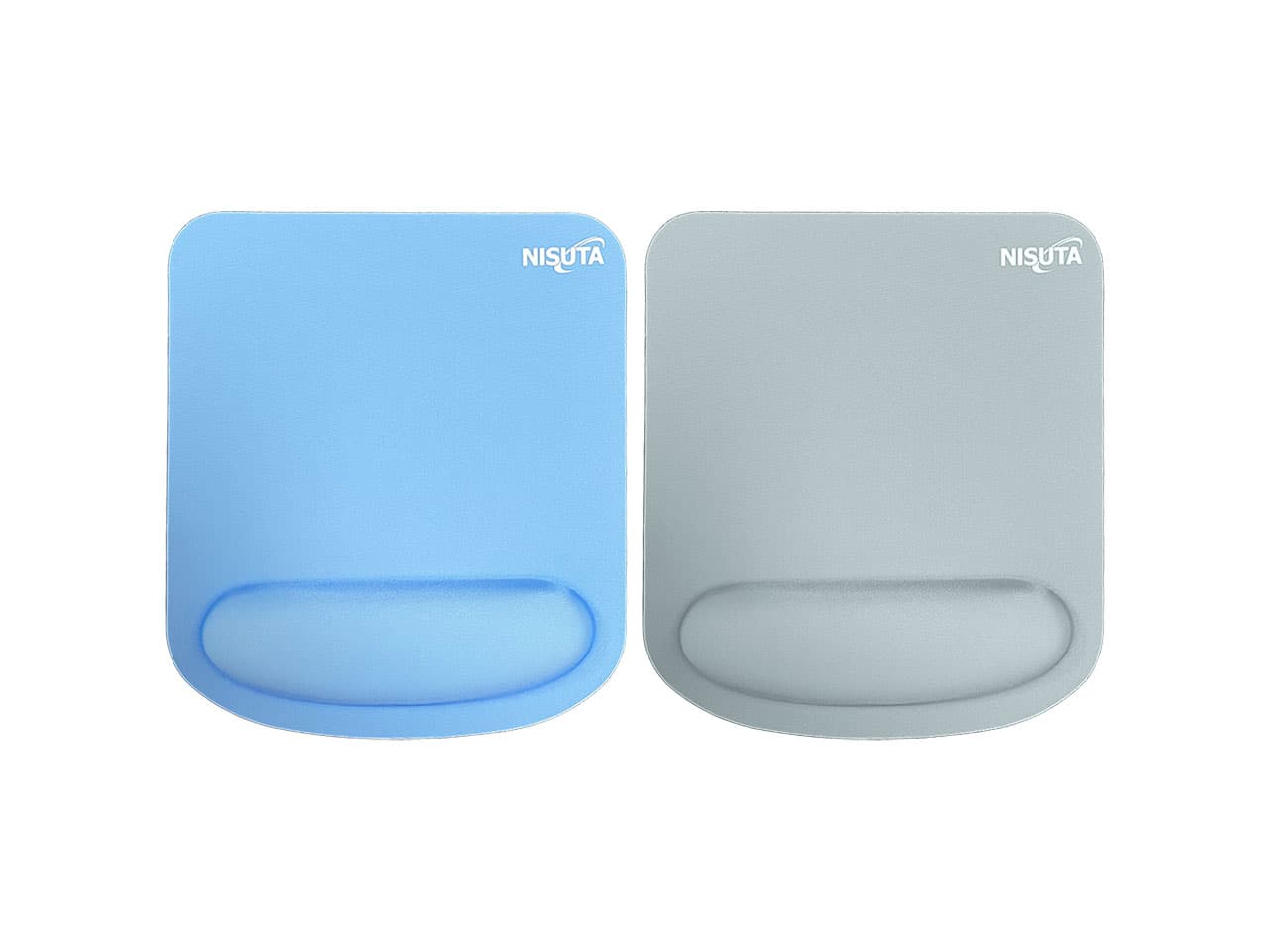 Mouse Pad 230x211x4mm ergonómico con apoya muñecas · Nisuta