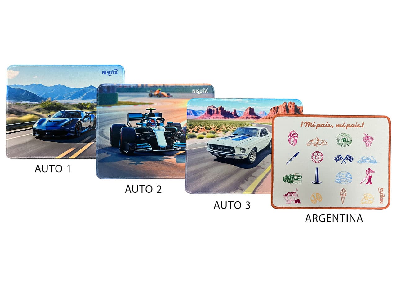 Mouse Pad 250x200x4mm con costura y diseño