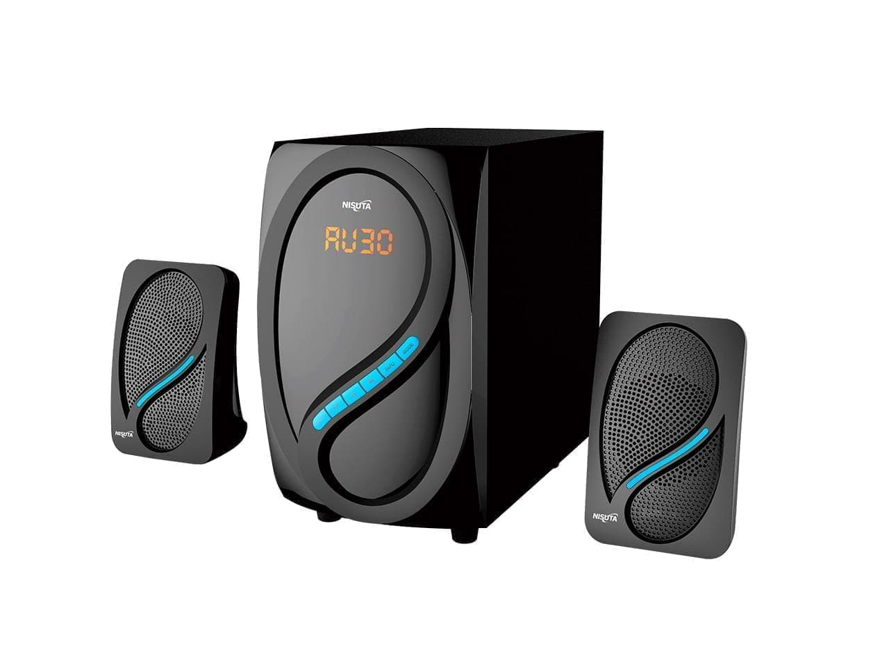 Parlante multimedia 2.1 con FM, Bluetooth, MP3