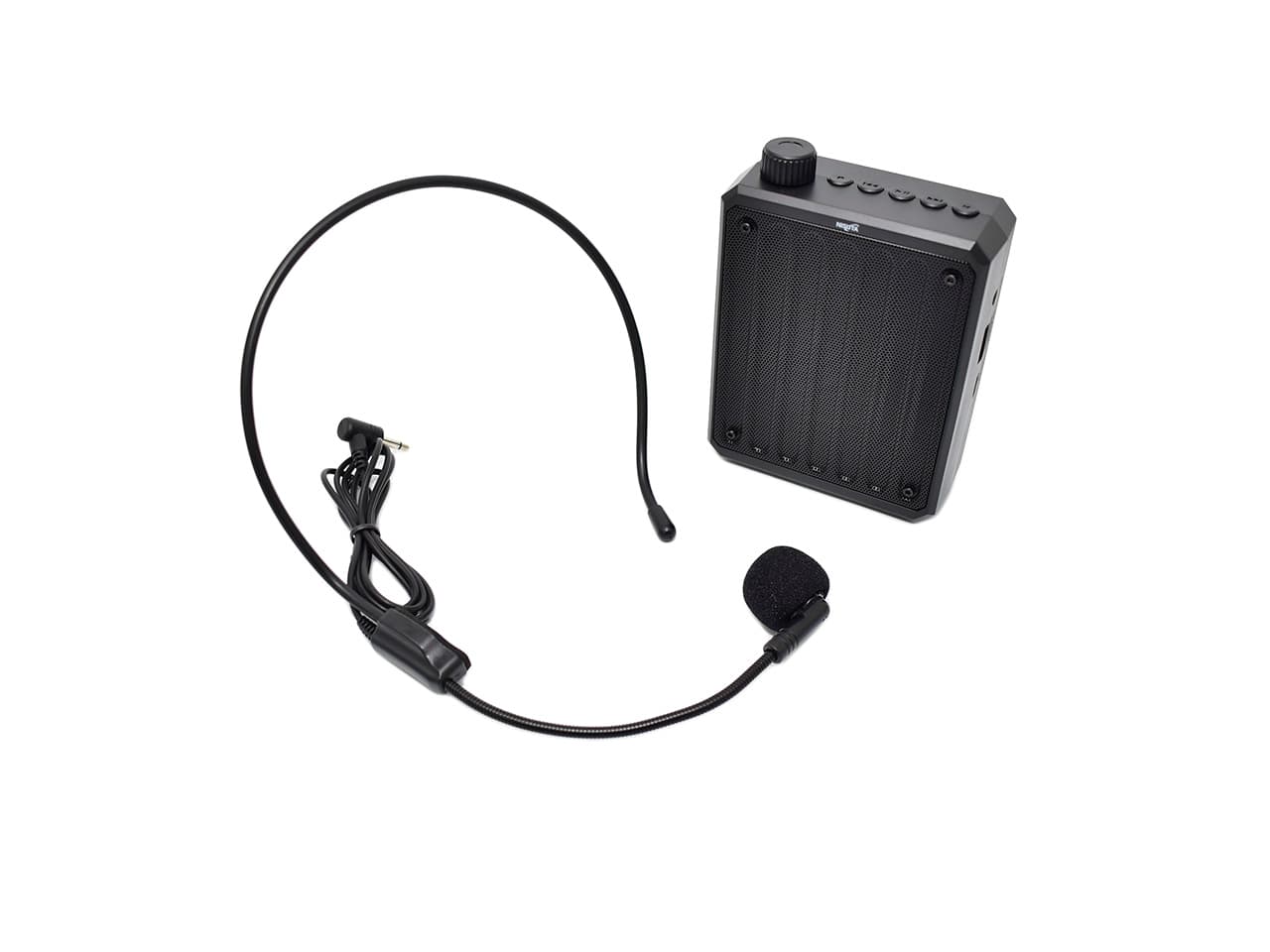 Micrófono con parlante amplificador de voz portatil con mic cableado · Nisuta
