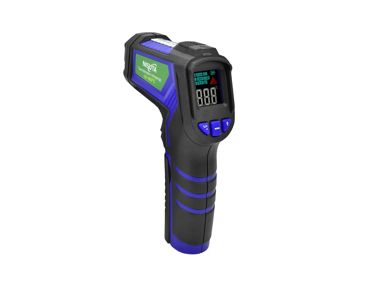 Pistola laser para medir temperatura desde -50ºC a 950ºC · Nisuta · General