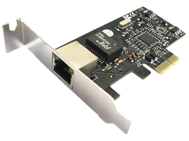 Placa de red PCI Express low profile 10/100/1000Mbps