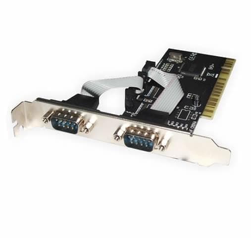 Placa PCI serie RS232 de 2 puertos chip WCH351Q