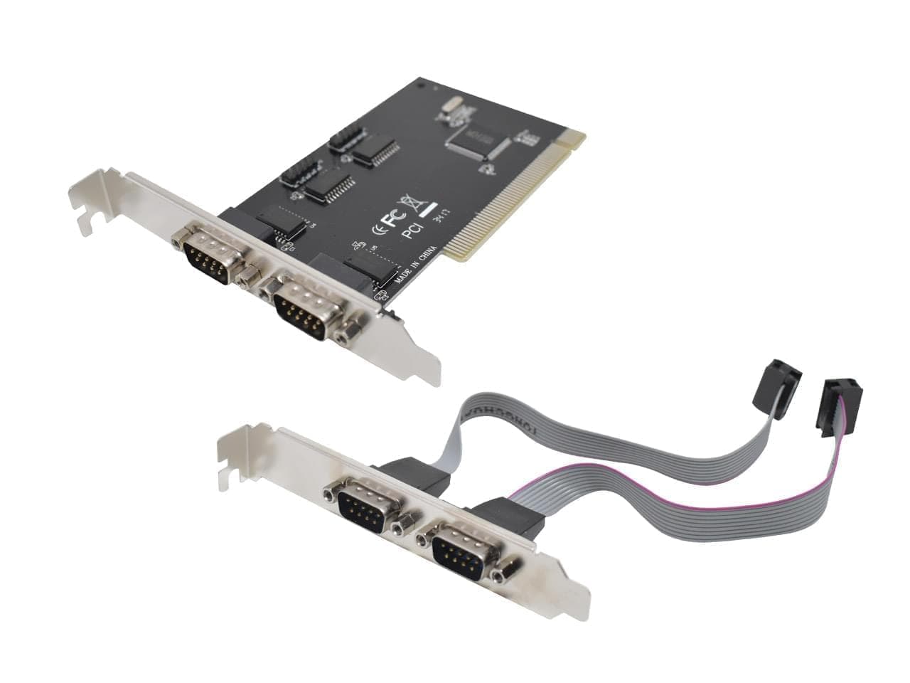 Placa serie RS232 PCI de 4 puertos chip WCH353L