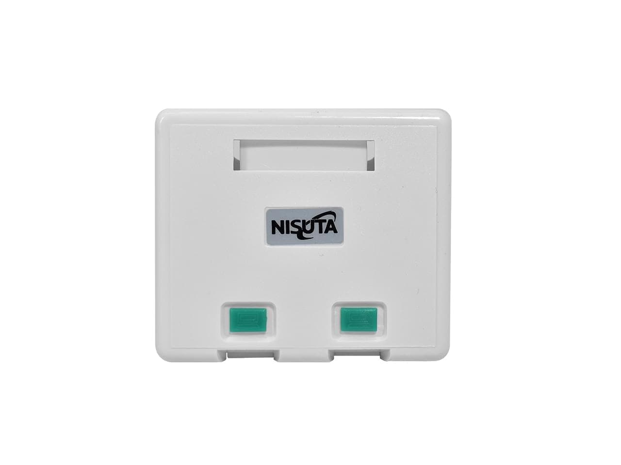 Roseta doble para jack Cat5 o Cat6