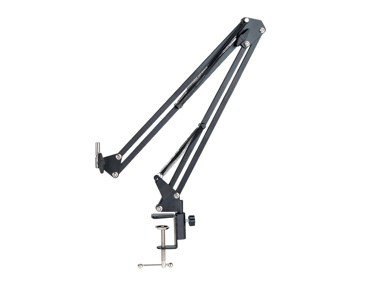 Brazo metálico plegable para micrófono