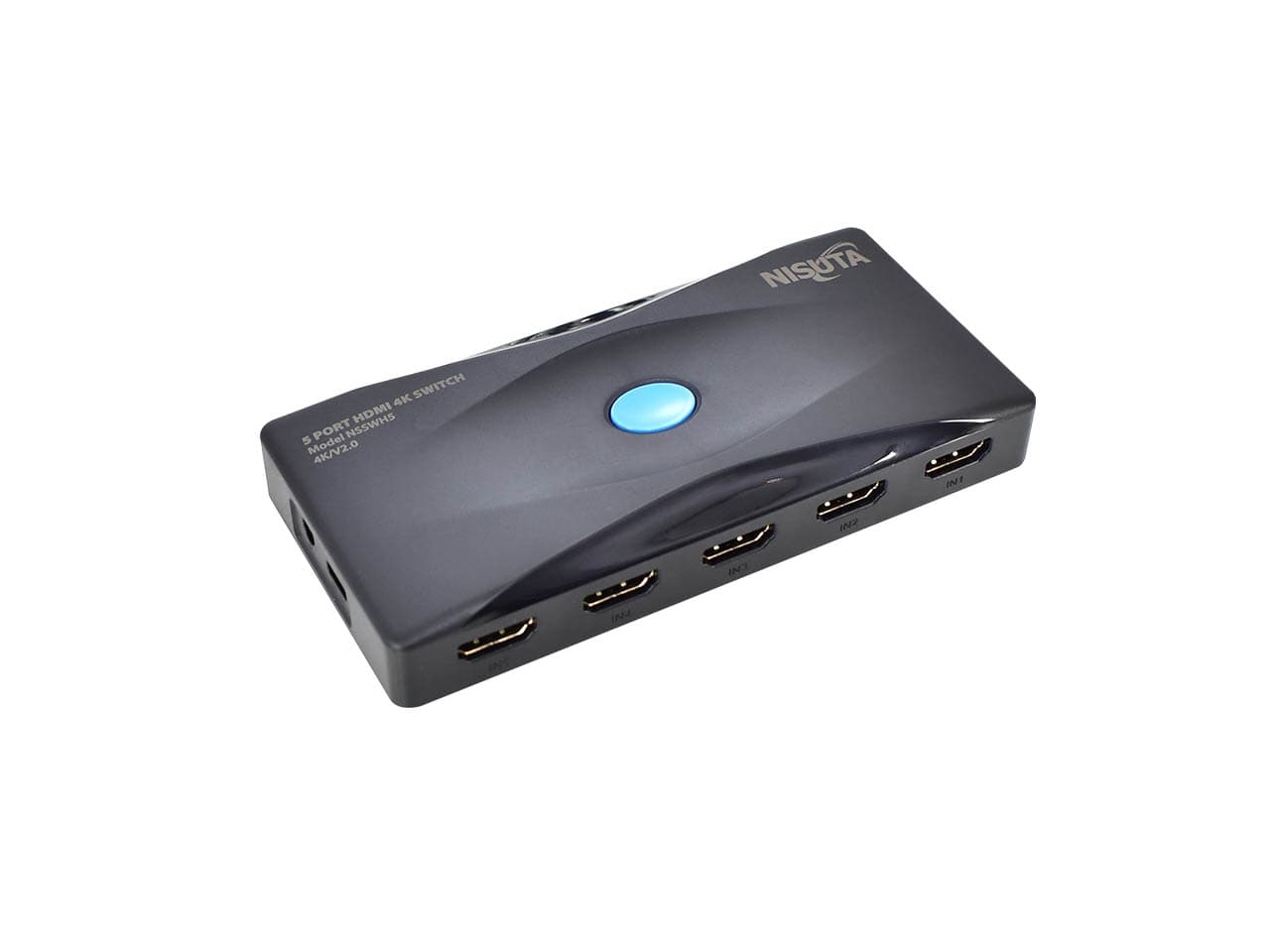 Switch HDMI 5X1 puertos, con control remoto, 3D, 4K