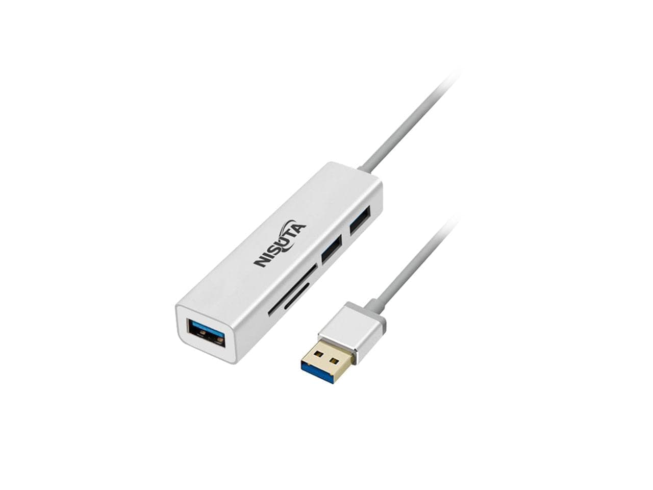 Docking USB AM 3.0 a Hub 3 puertos USB 3.0 y lector de tarjetas