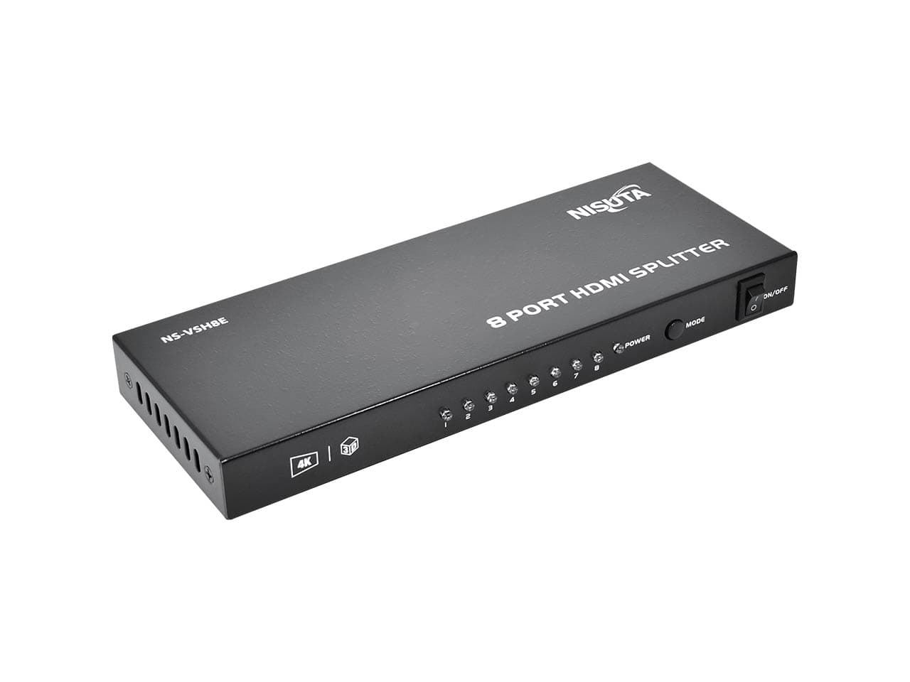 Splitter HDMI de 8 puertos 4K, 3D, 1.4b · Nisuta · Video