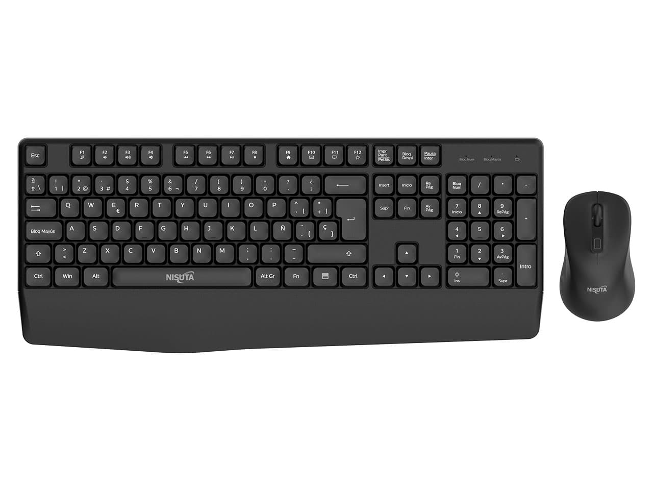 Combo teclado y mouse wireless multimedia · Nisuta · General