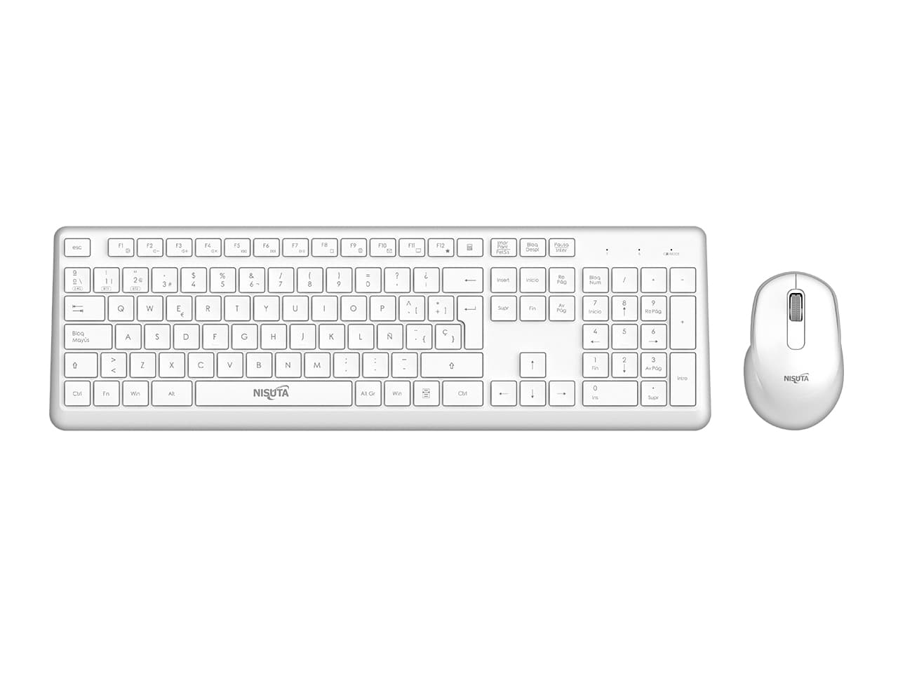 Combo teclado y mouse bluetooth wireless para 3 dispositivos