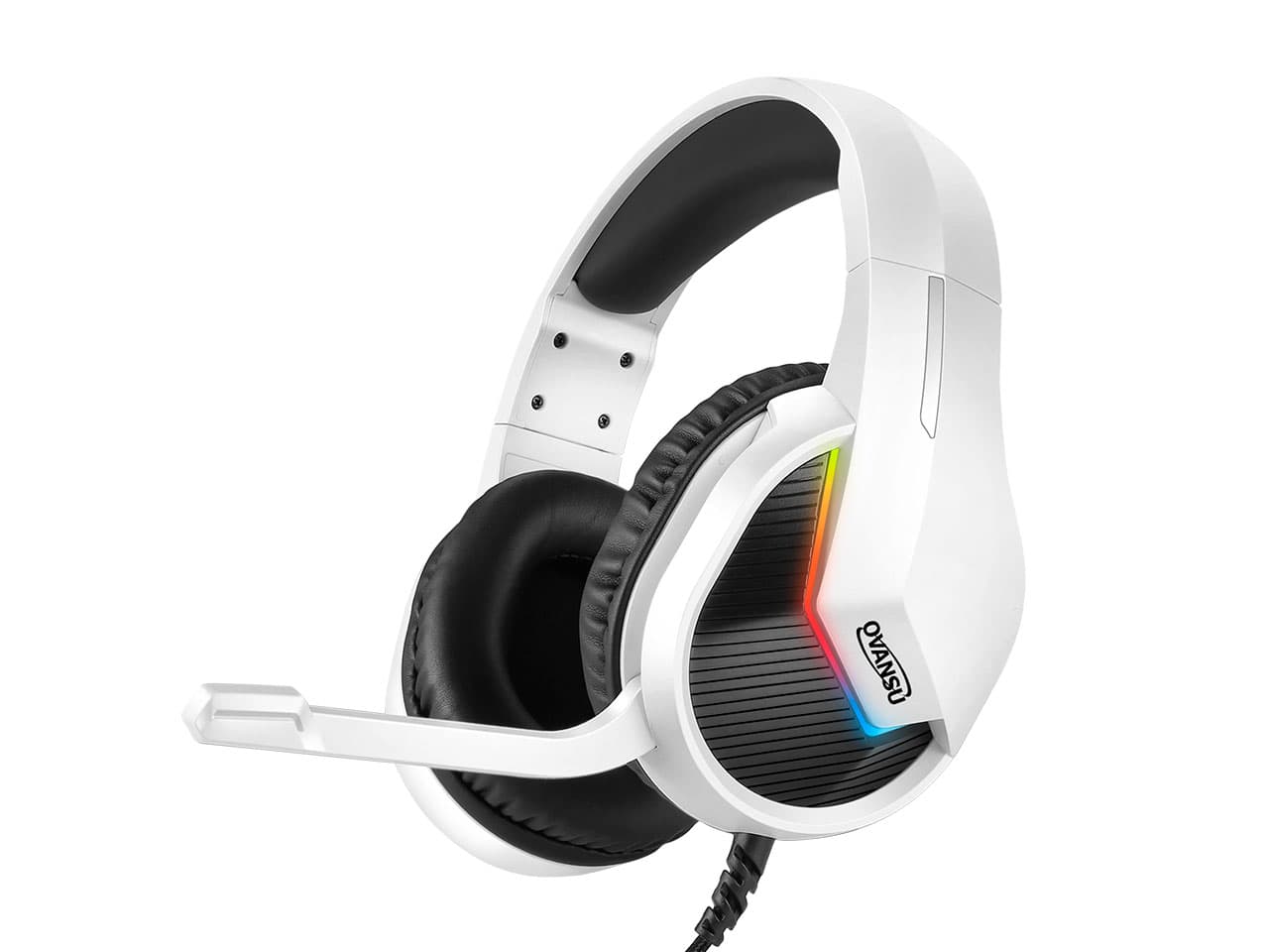 Auricular gaming PS4 con leds RGB vincha con microfono