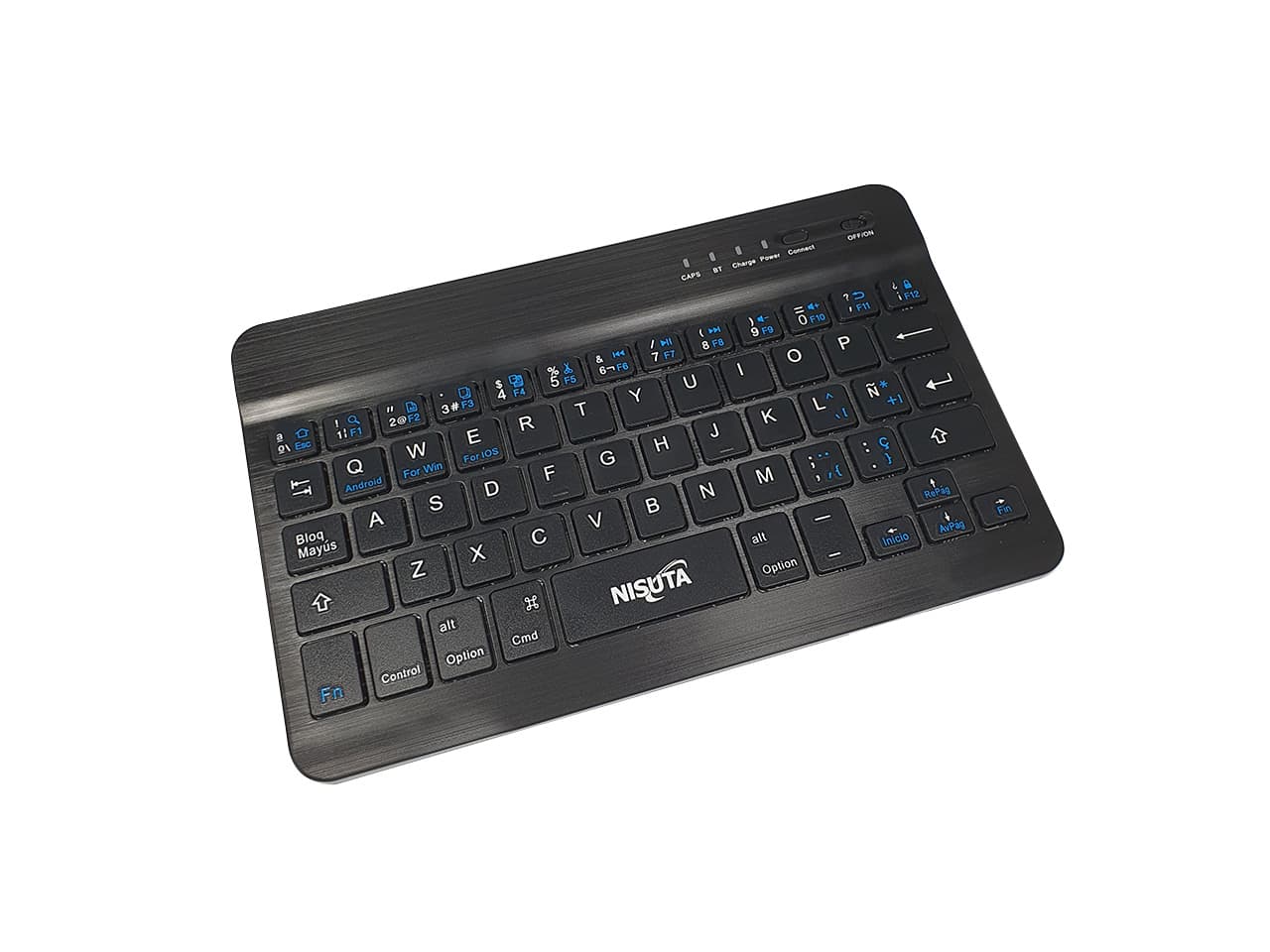 Teclado bluetooth con iman para funda de hasta 8" · Nisuta · Inalámbrico