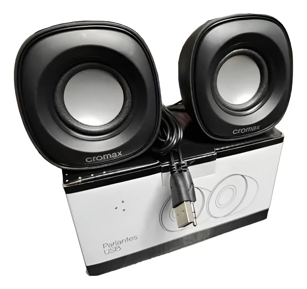 Audio Generico Parlantes Estereos Miniplug 3.5mm Usb Cromax · Generico