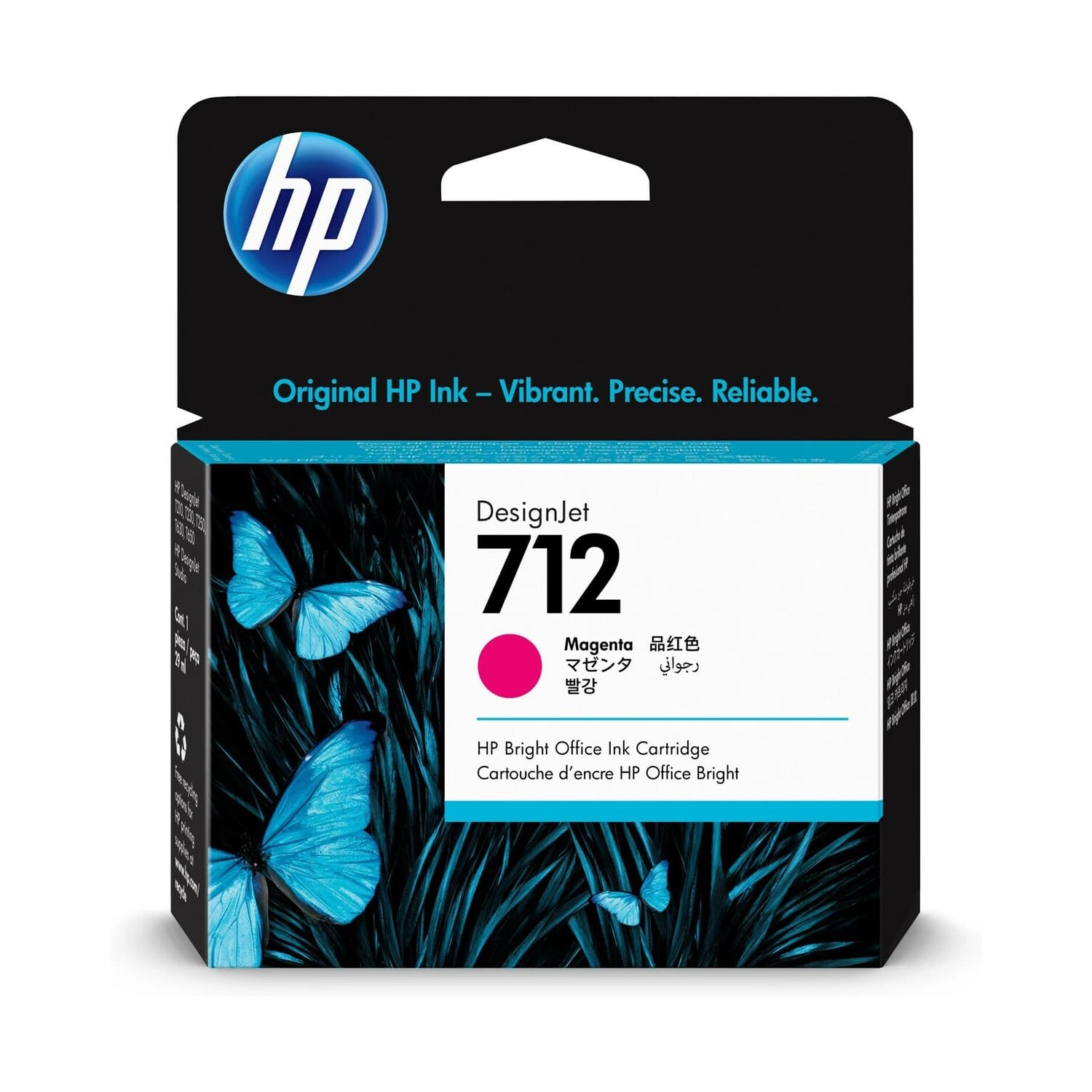 Cartucho de Tinta Plotter HP 712 Magenta · HP · Cartucho de tinta