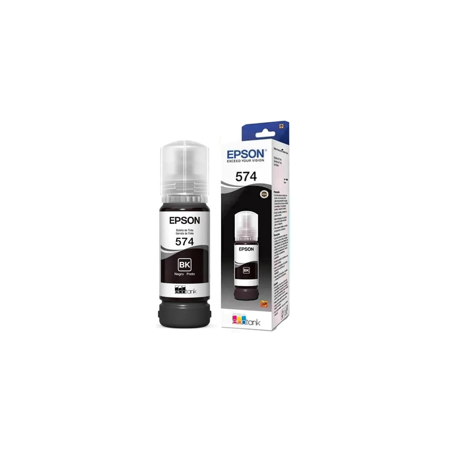Botella de Tinta Epson 574 Negra · Epson