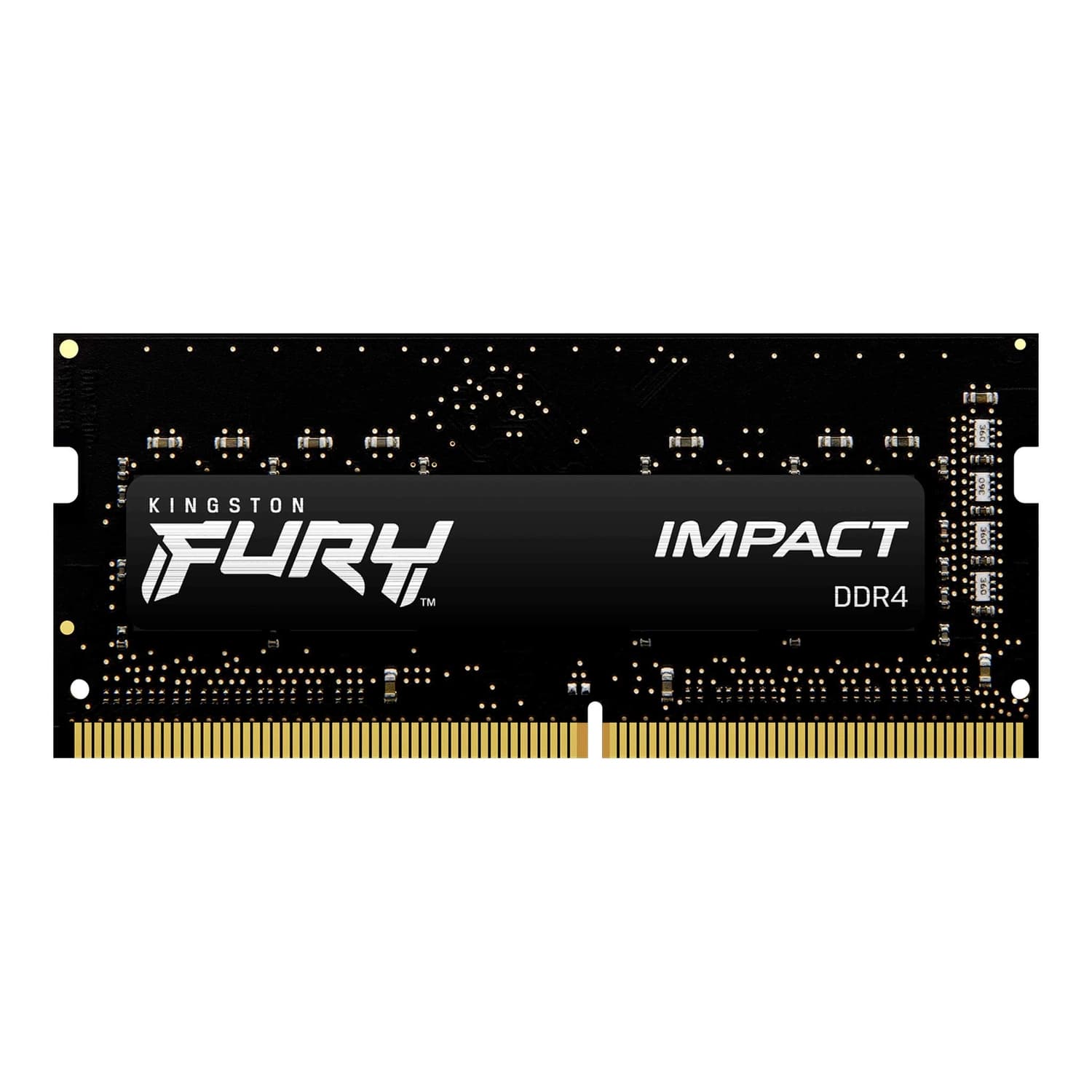 Memoria SODIMM Fury DDR4 16GB 3200MHz Impact Negra · Kingston · SODIMM DDR4