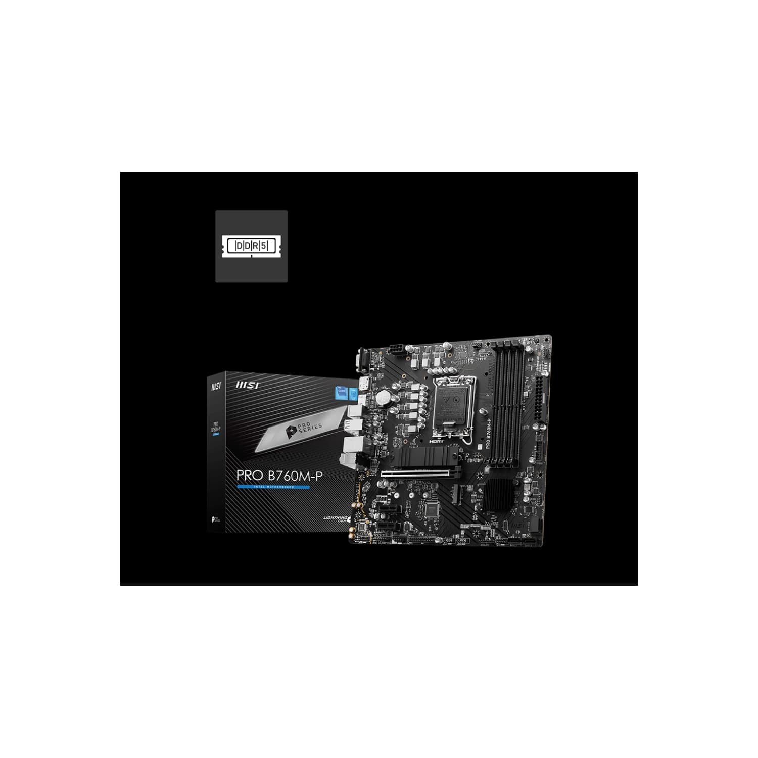 Motherboard MSI PRO B760M-P LGA1700 DDR5 · MSI · General