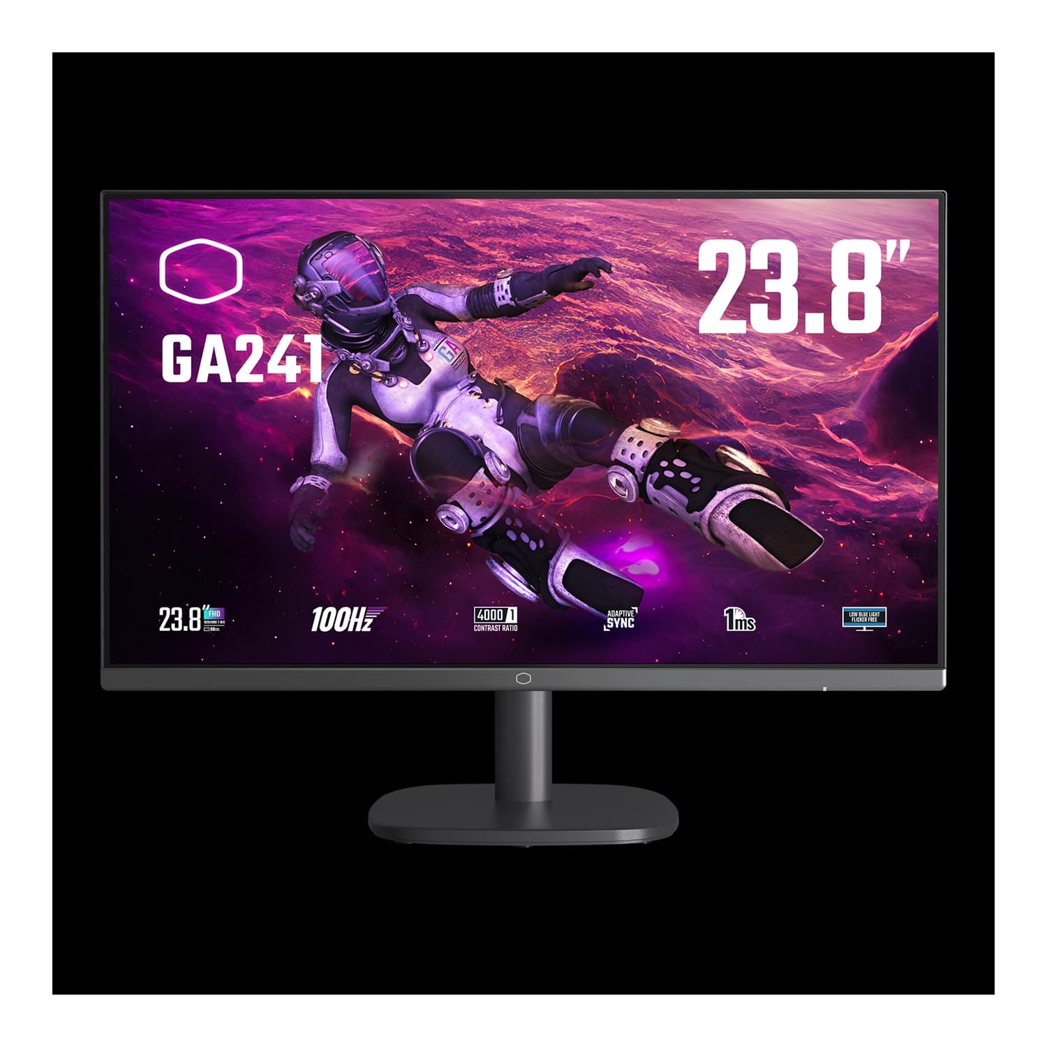 Monitor Cooler Master GA241 23.8" FHD (1920 x 1080) VGA HDMI 100Hz 1ms · CoolerMaster · Gamer alta tasa