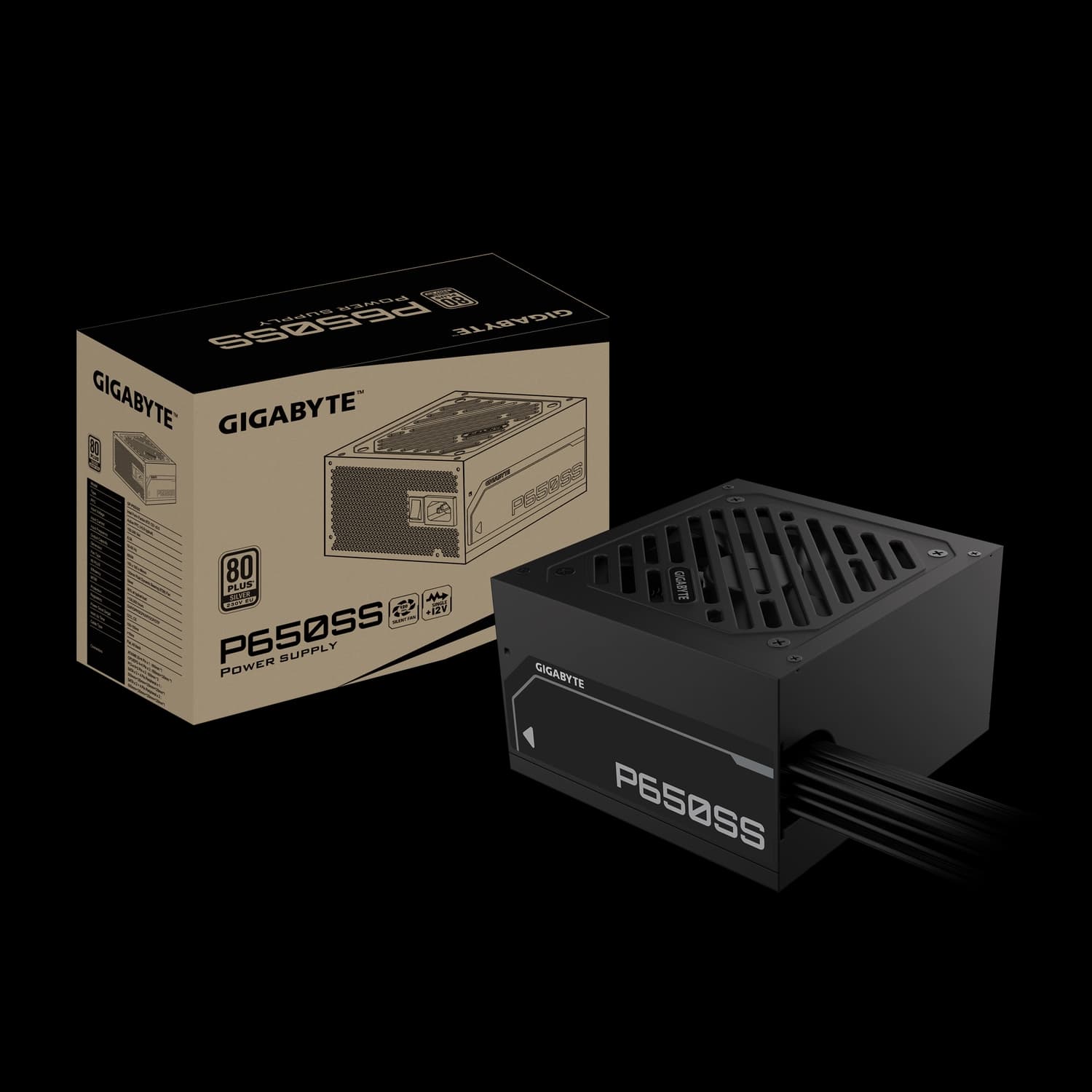 Fuente GIGABYTE P650S 650W 80 PLUS Silver · Gigabyte · 80+ Otro