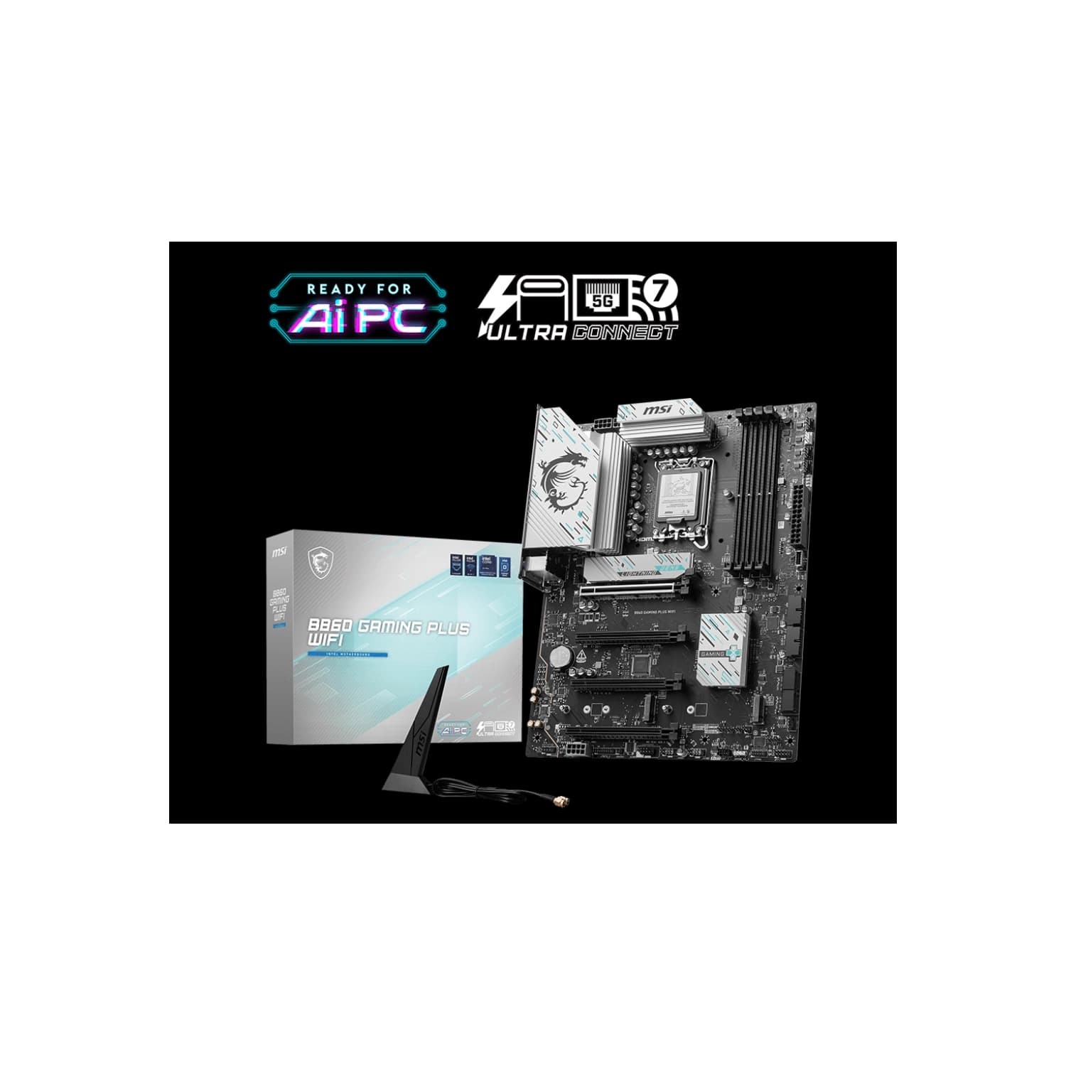 Motherboard MSI B860 GAMING PLUS WIFI LGA 1851 DDR5 · MSI · Intel 1851