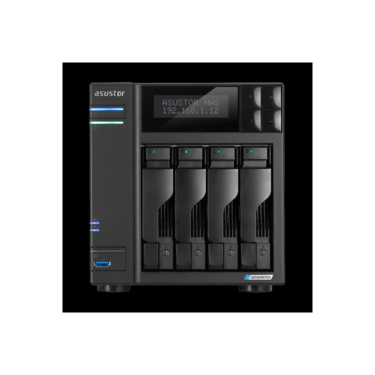 Asustor NAS Tower Lockerstor 4 Gen 2 AS6704T 4X3.5/2.5 · ASUSTOR