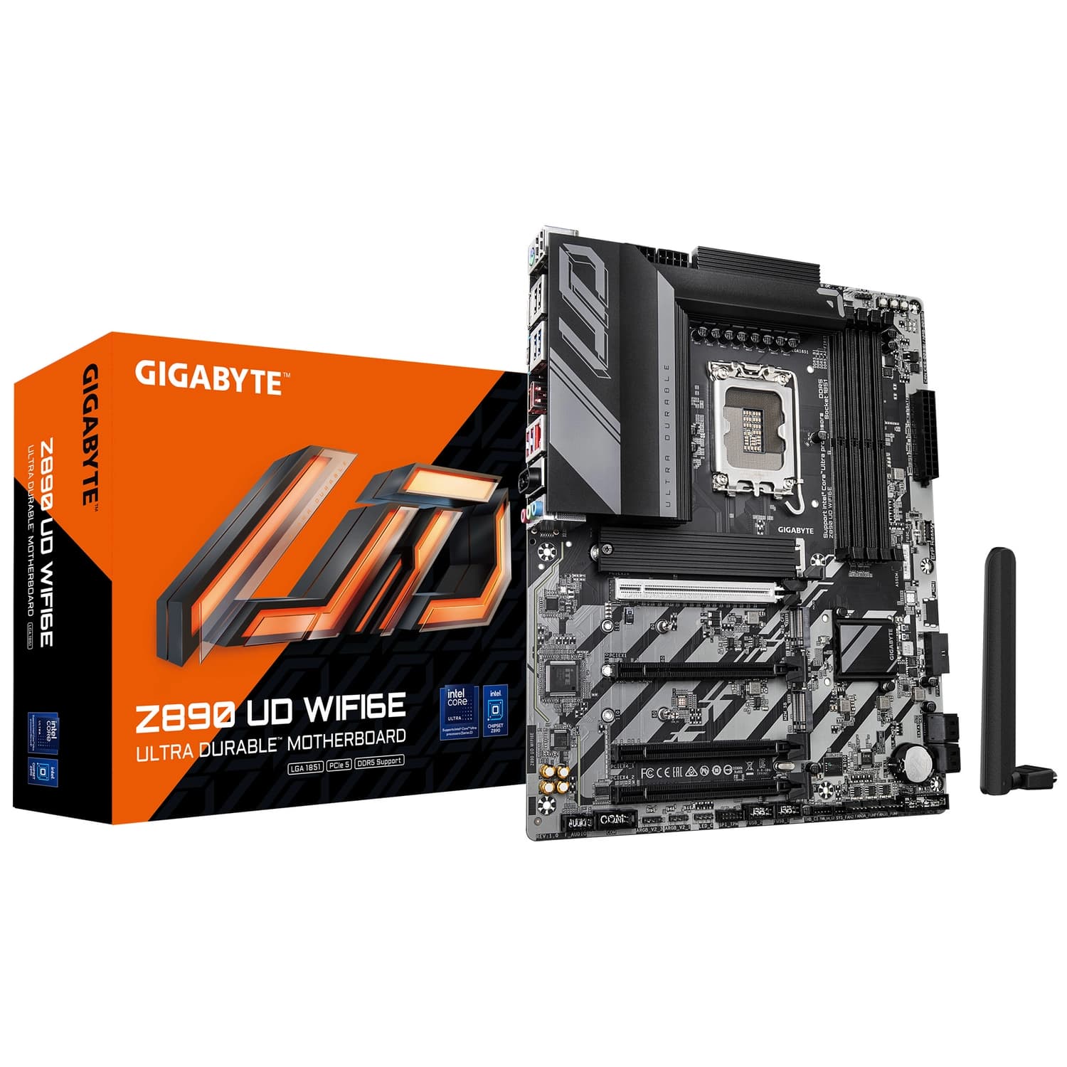 Motherboard GIGABYTE Z890 UD WIFI6E LGA1851 DDR5 · Gigabyte · Intel 1851