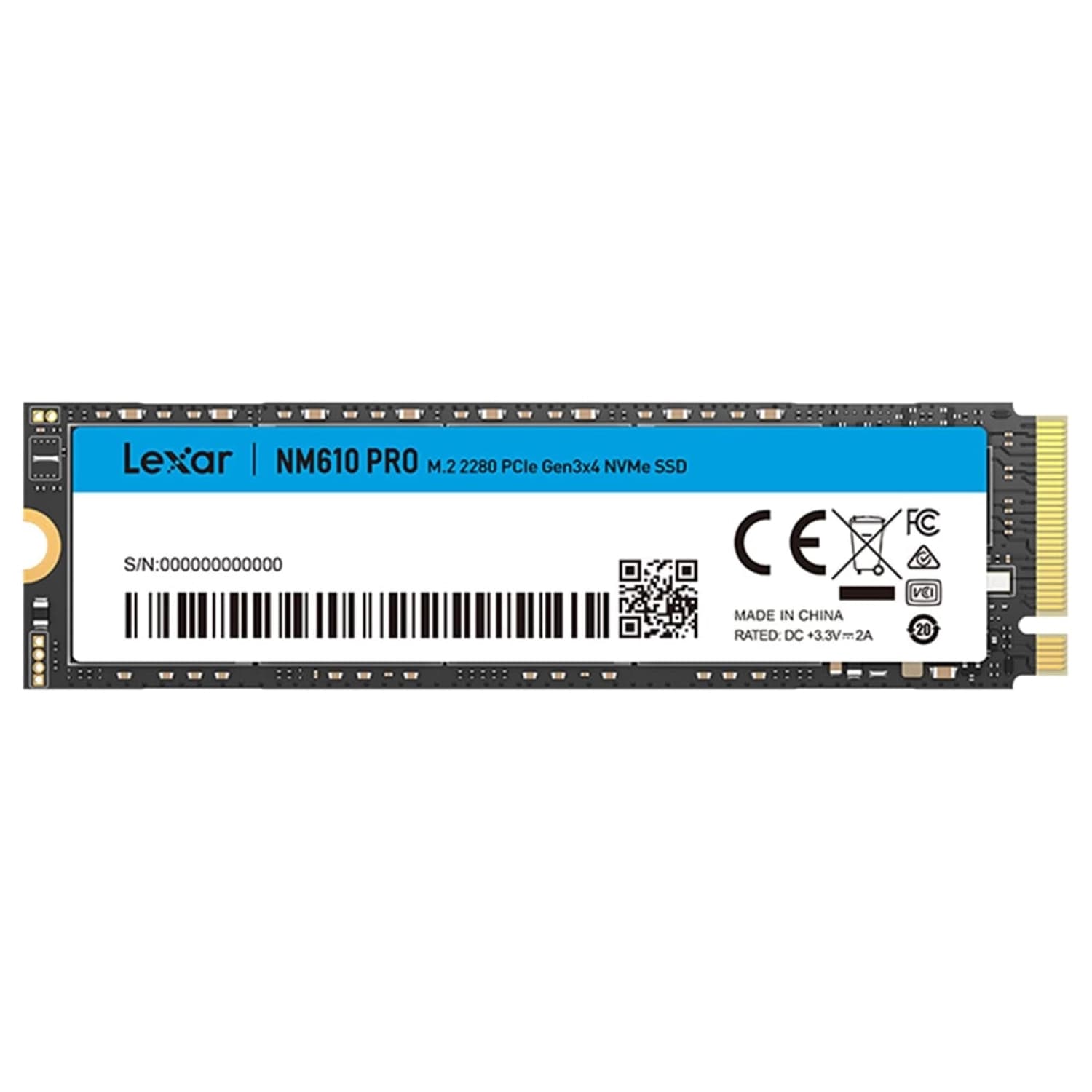 Disco Interno SSD LEXAR NM610 PRO 1T M.2 NVMe · LEXAR