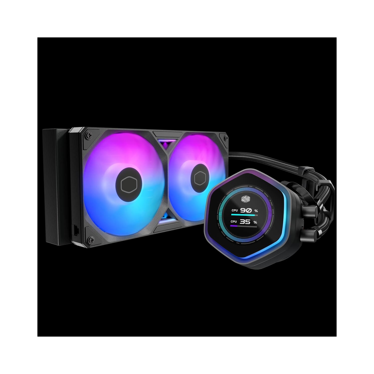 Water Cooler CM Masterliquid 240 Atmos II LCD ARGB · CoolerMaster · Watercooler