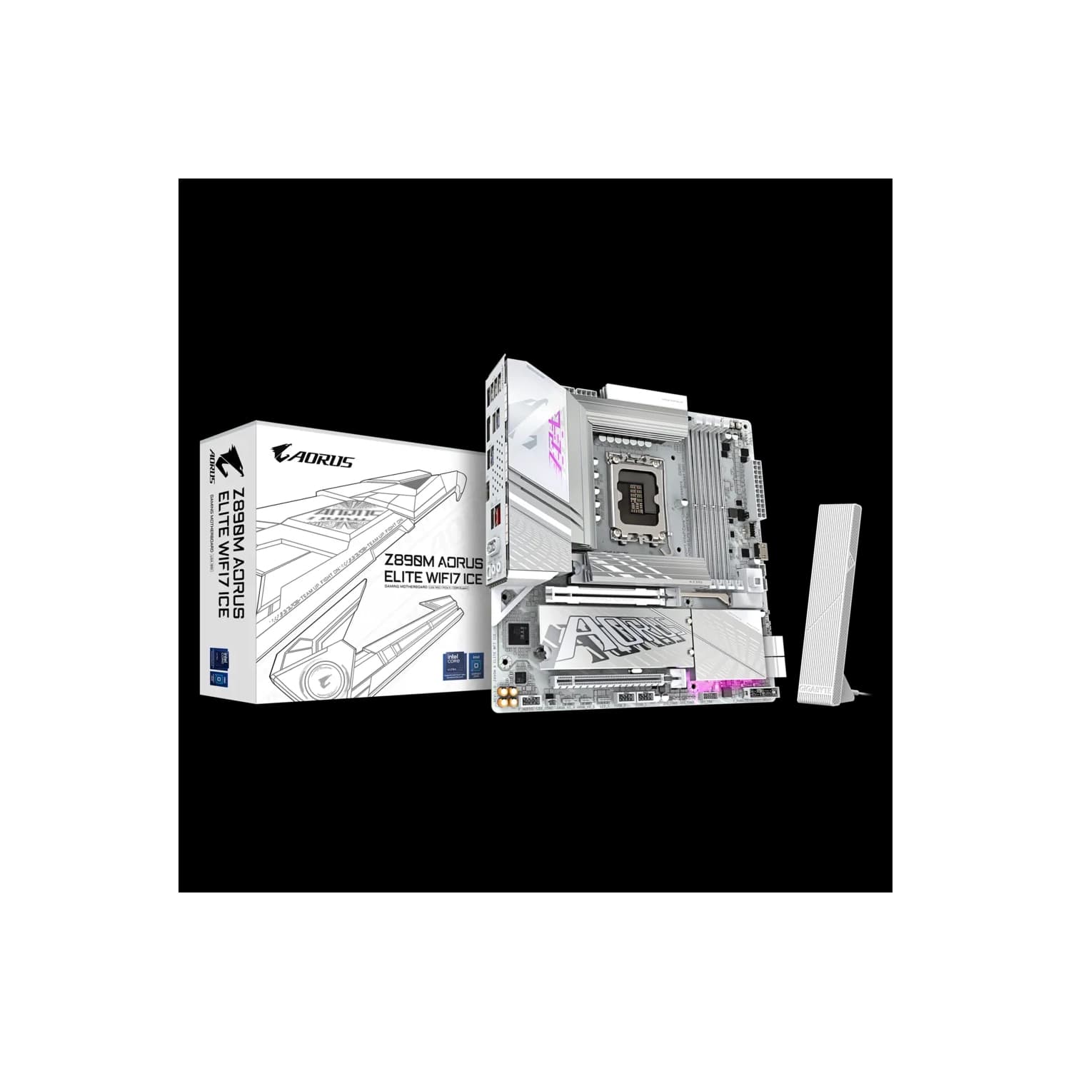 Motherboard GIGABYTE Z890M AORUS ELITE WIFI ICE LGA1851 DDR5 · Gigabyte · General