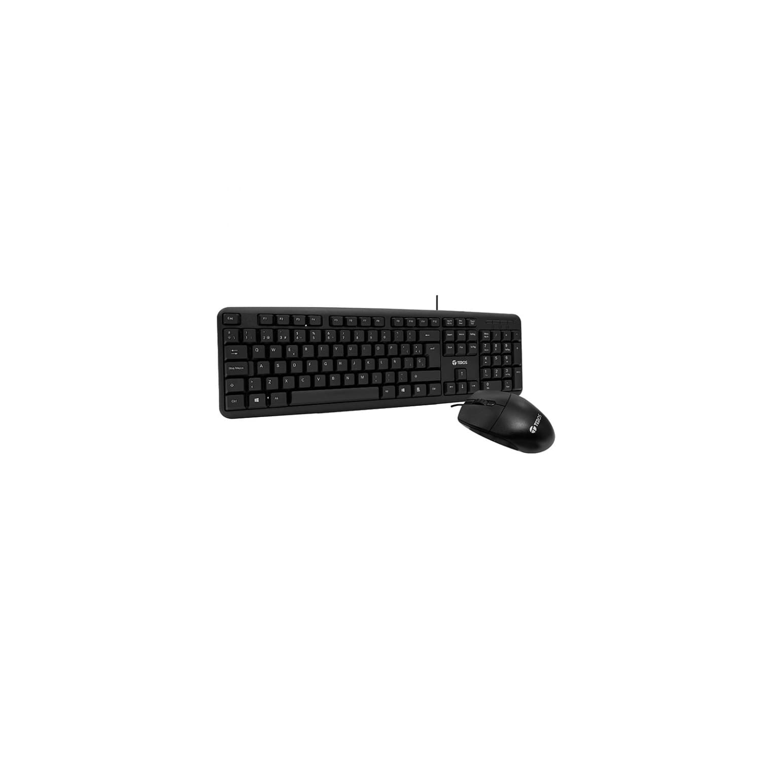 Combo Teclado y Mouse Teros TE-4062N USB Black · Teros