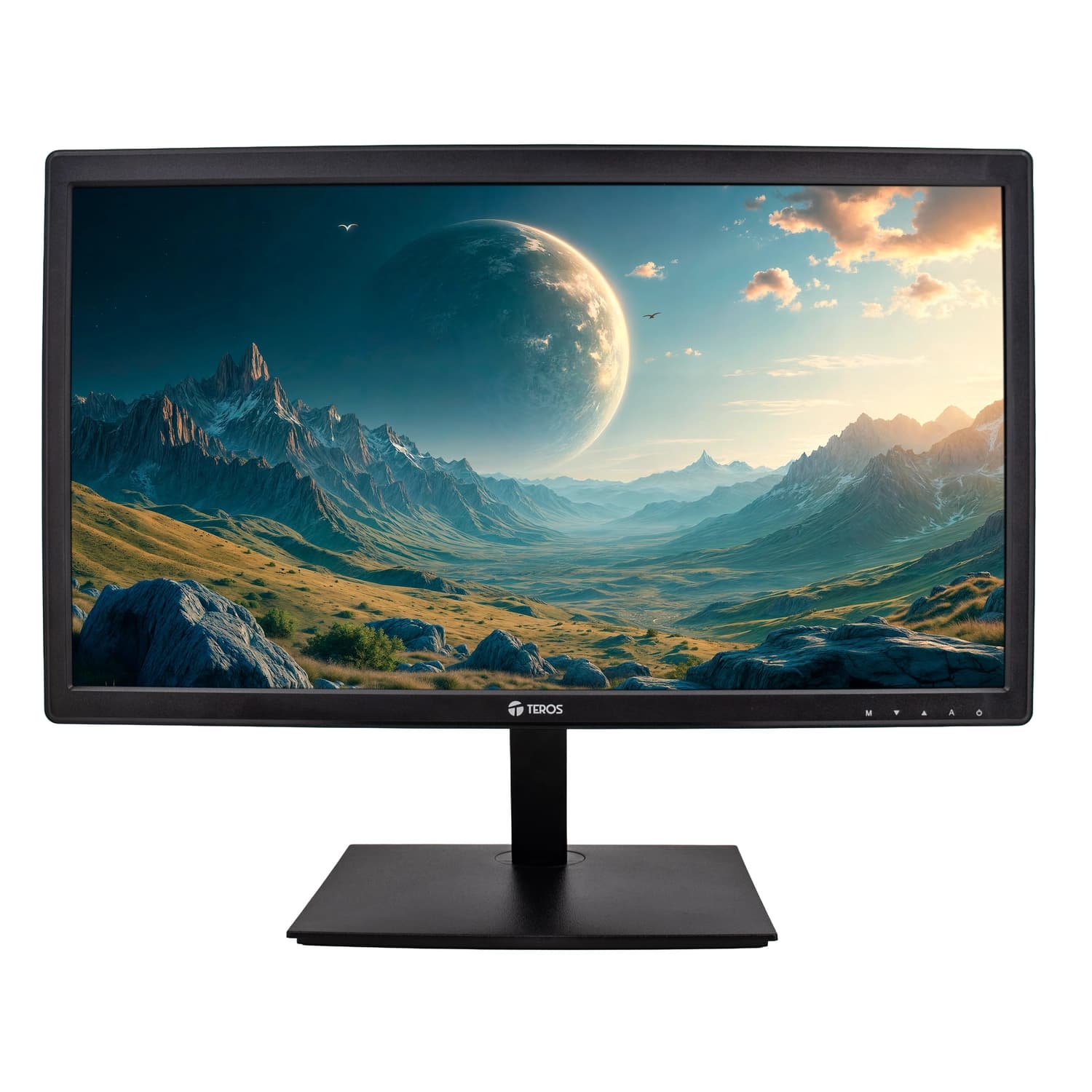 Monitor Teros TE-1916S 19.5 Plano TN HD (1600x900) 75Hz 5ms Ficha USA · Teros