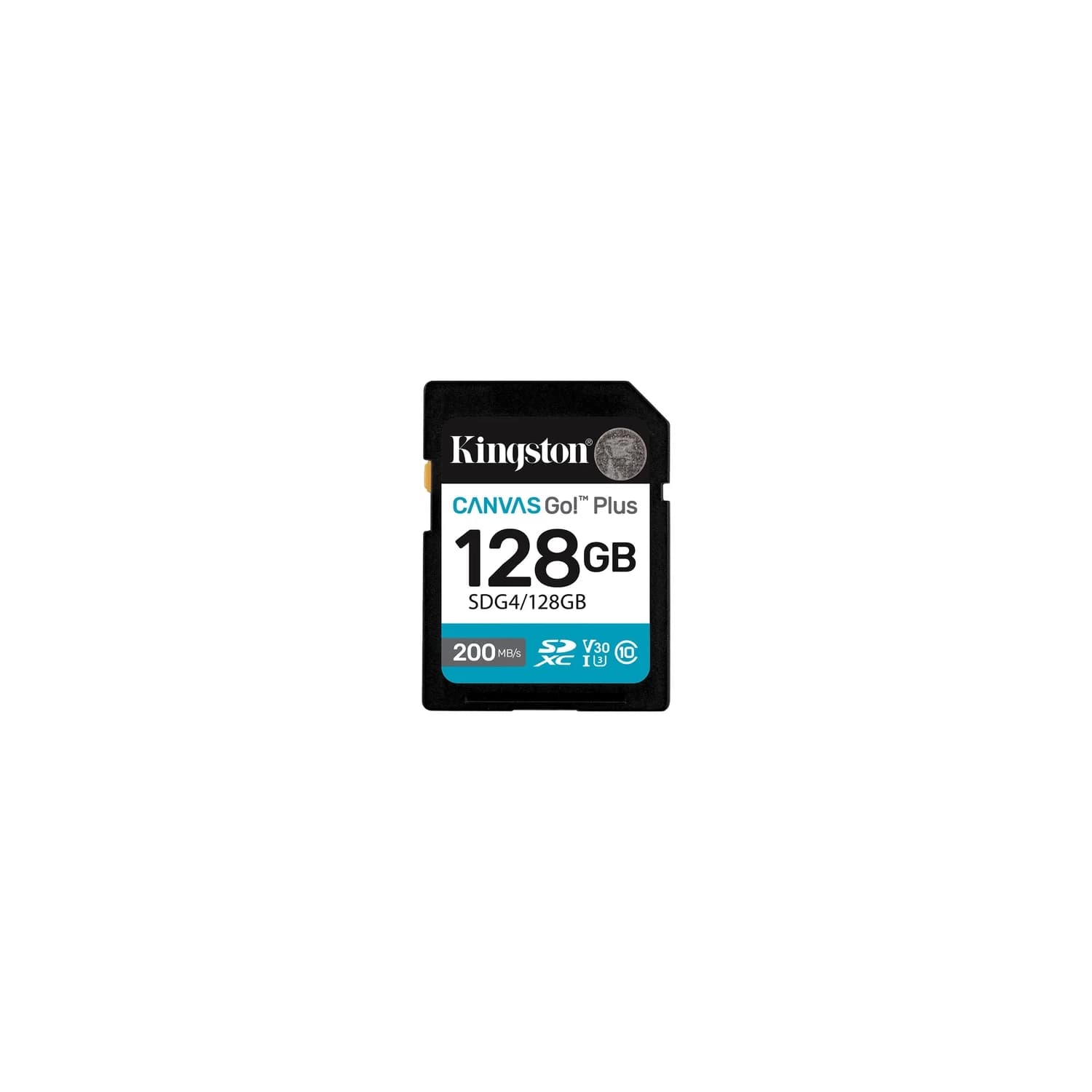 Tarjeta de Memoria KINGSTON Canvas Go Plus SDXC 128GB Gen4 C10 UHS-I U3 V30 200MB/s · Kingston · General