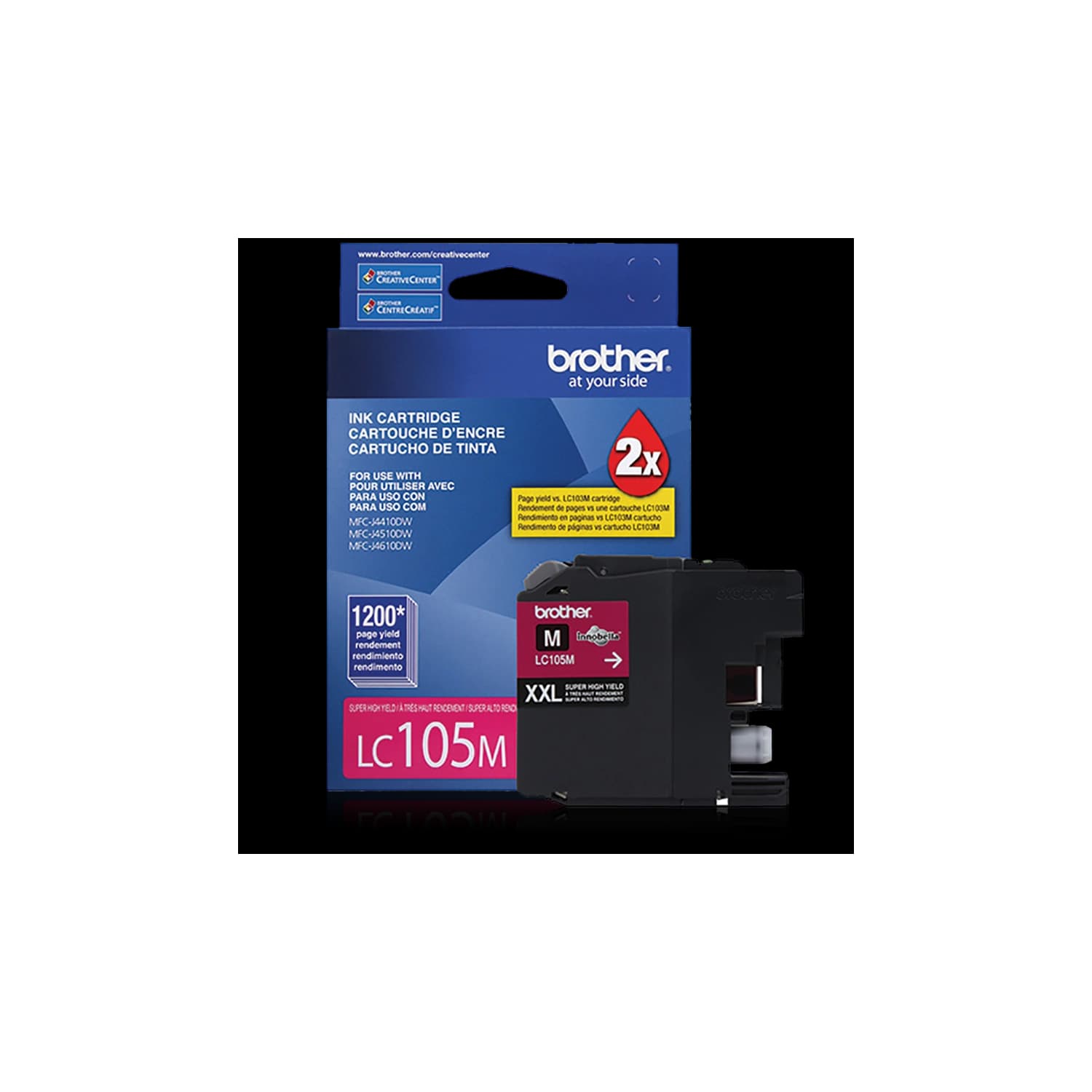 Cartucho Tinta Brother LC105 Magenta · BROTHER
