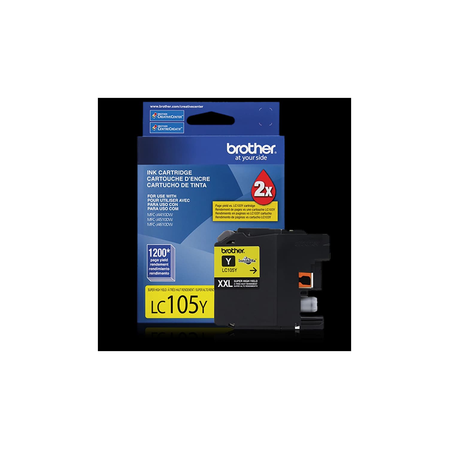 Cartucho Tinta Brother LC105 Amarillo · BROTHER