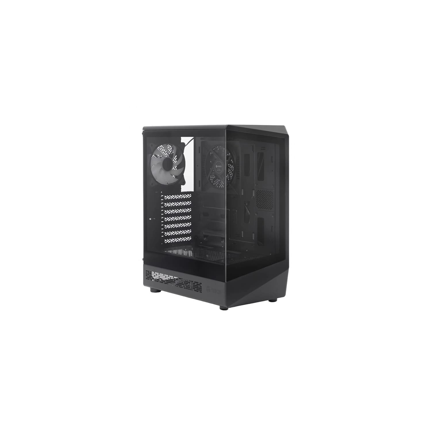 Gabinete Teros TE-1321G Gaming Mid Tower Tempered Glass x3 Fans RGB s/ fuente · Teros