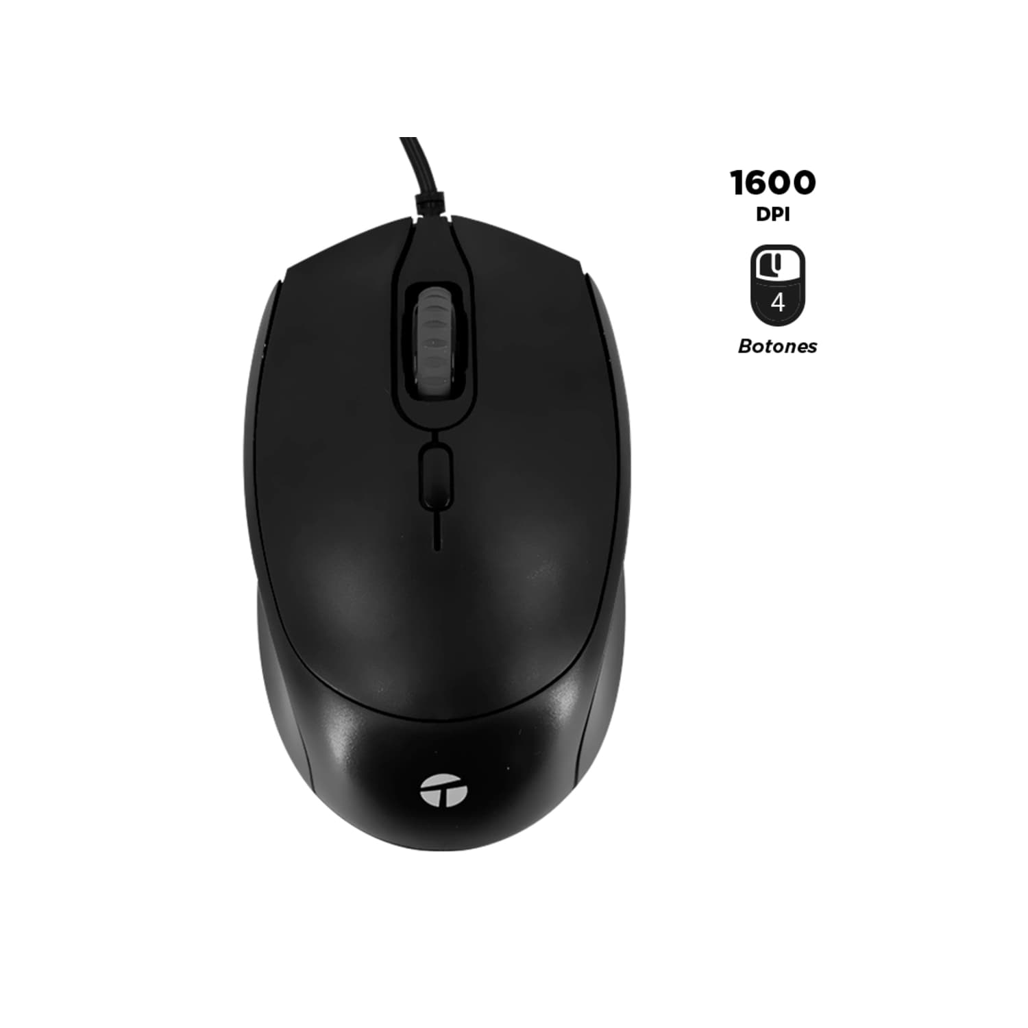 Mouse Teros TE-1222S c/cable Black · Teros · General