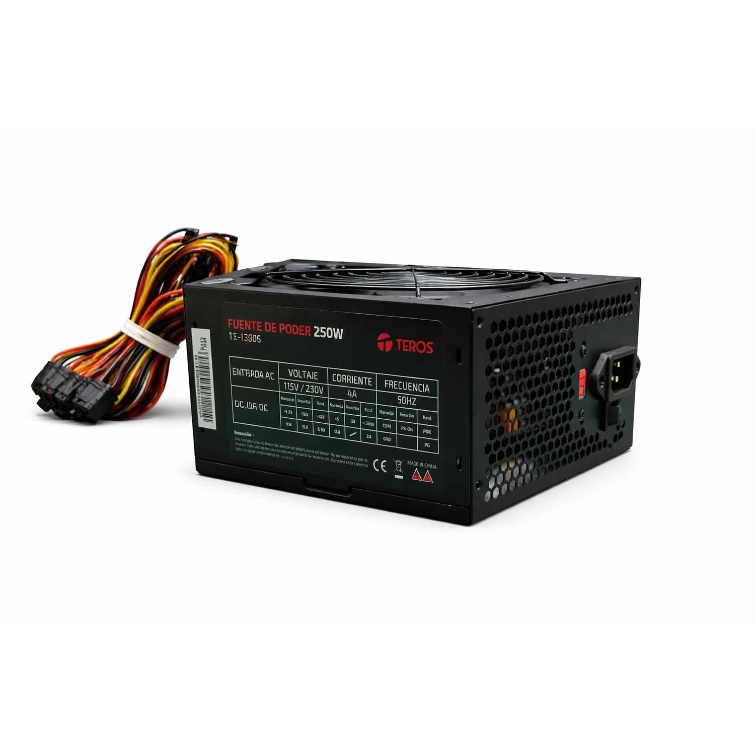 Fuente Teros TE-1330S 250w Standard ATX 3.1 · Teros