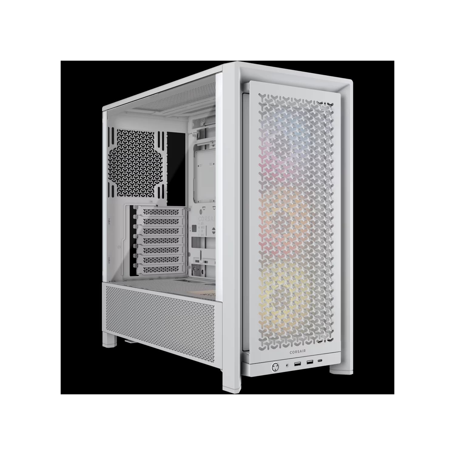 Gabinete CORSAIR FRAME 4000D RS ARGB Mid Tower Blanco · Corsair · General