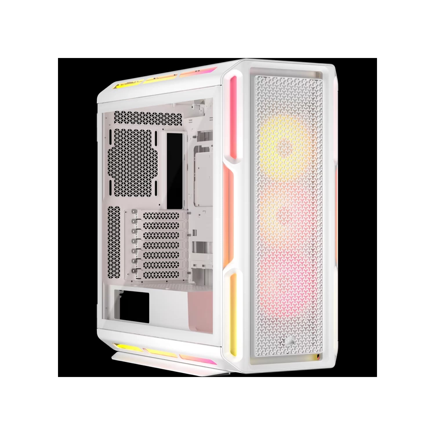 Gabinete CORSAIR iCUE LINK 5000T LX RGB Mid Tower blanco · Corsair · Gamer/con vidrio