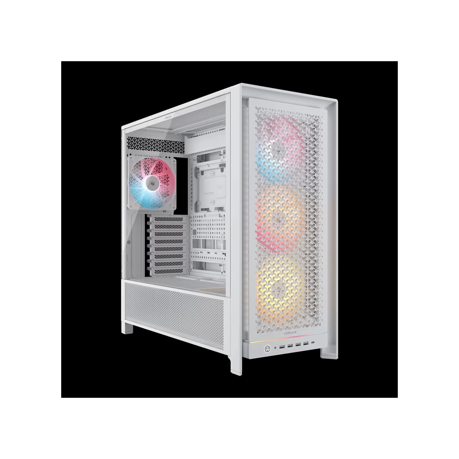 Gabinete CORSAIR FRAME 5000D RS ARGB Mid Tower Aire Elevado blanco · Corsair · General