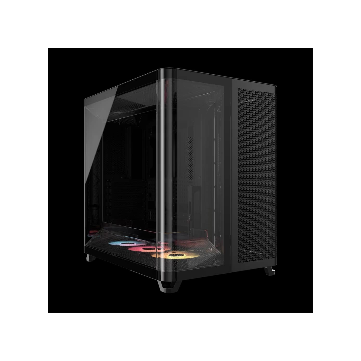 Gabinete CORSAIR ARGB AIR 5400 RS-R Mid Tower con triple cámara Negro · Corsair · General