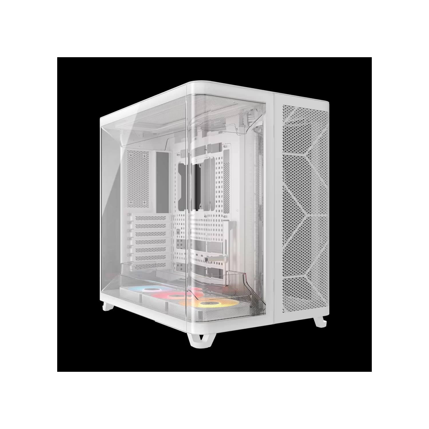 Gabinete CORSAIR ARGB AIR 5400 RS-R Mid Tower con triple cámara Blanco · Corsair · General