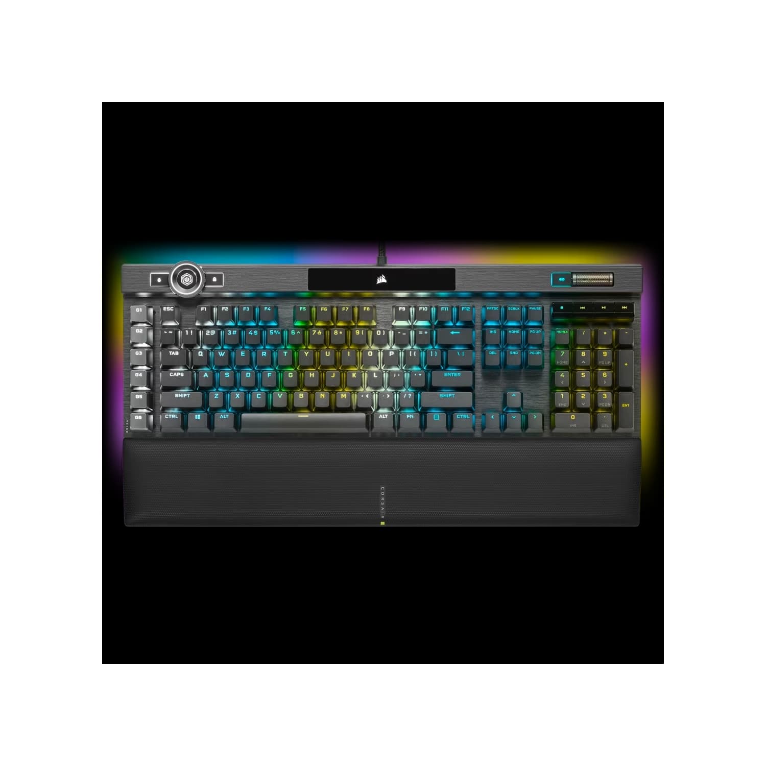 Teclado gamer CORSAIR K100 RGB - CHERRY MX Speed Negro · Corsair · General