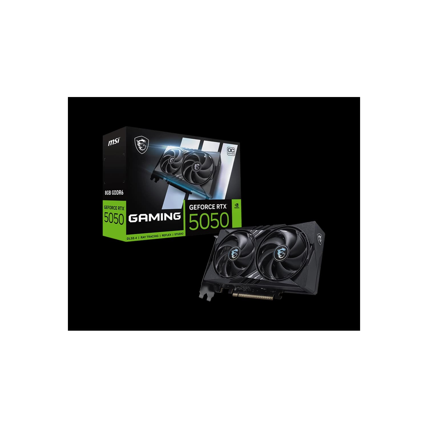 Placa de Video MSI NVIDIA Geforce RTX 5050 8G GAMING OC · MSI · NVIDIA RTX
