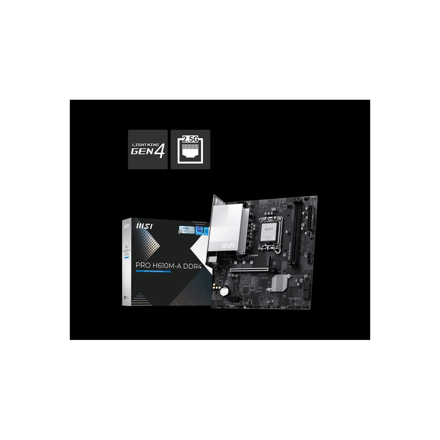 Motherboard MSI PRO H610M-A LGA 1700 DDR4 · MSI · Intel 1700