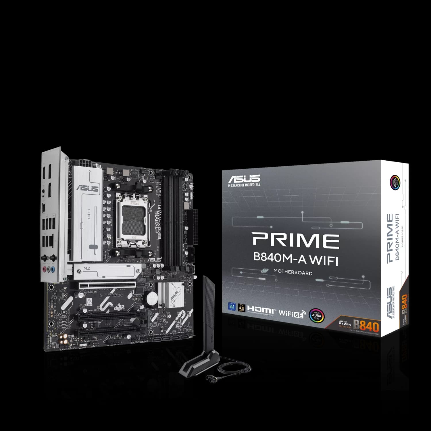 Motherboard ASUS PRIME B840M-A WIFI AM5 DDR5 · Asus · AMD AM5