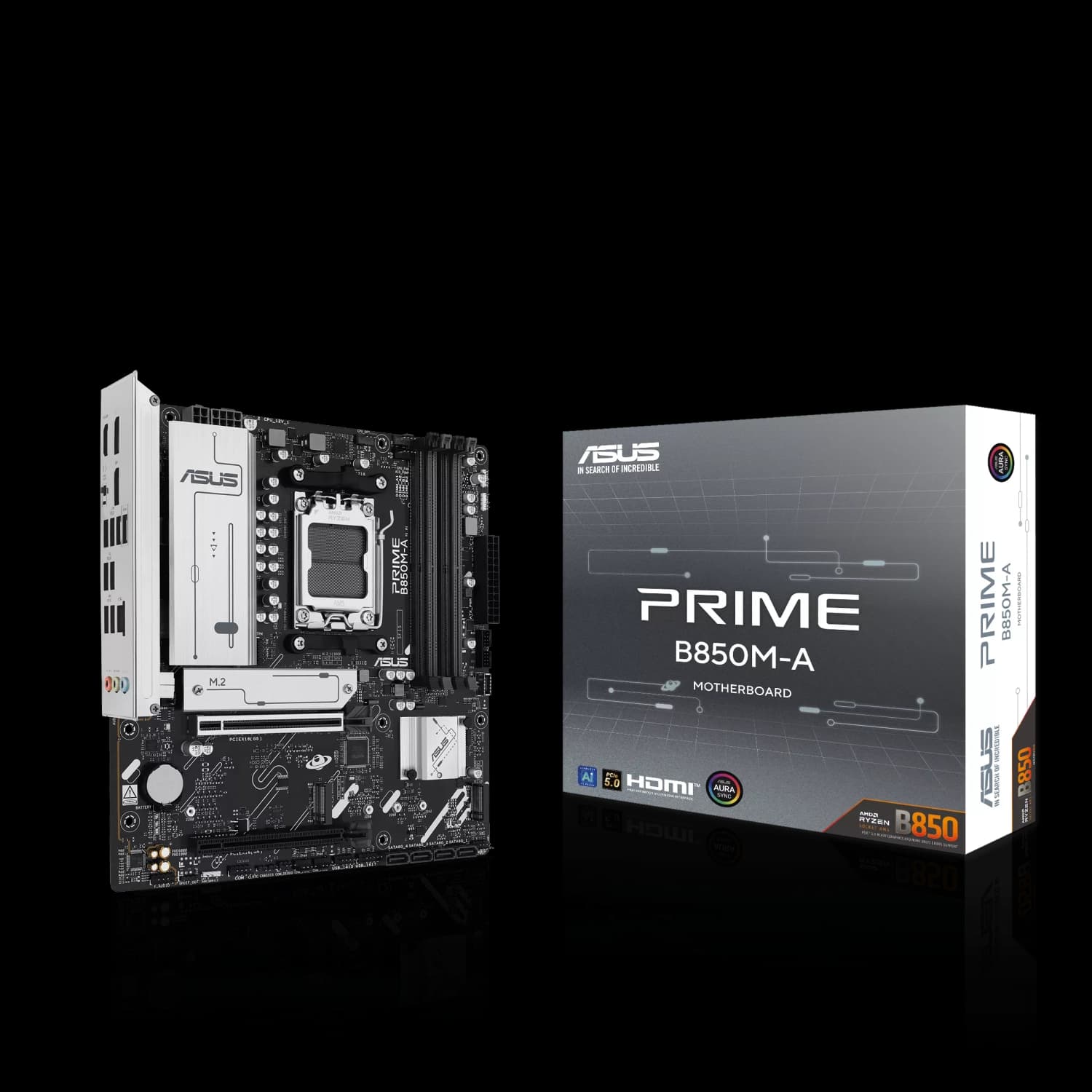 Motherboard ASUS PRIME B850M-A AM5 DDR5 · Asus · AMD AM5