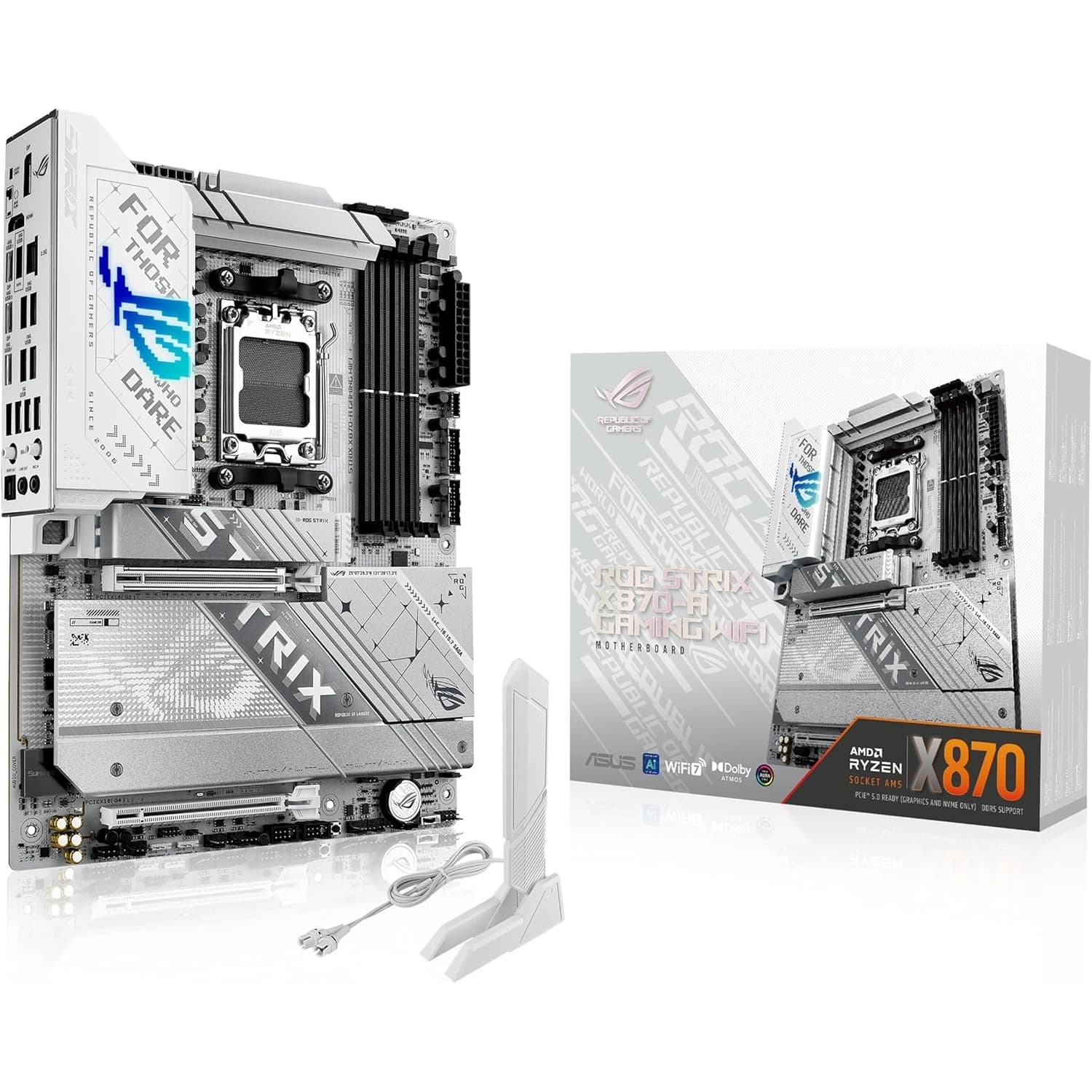 Motherboard ASUS ROG STRIX X870-A GAMING WIFI AM5 DDR5 · Asus · AMD AM5
